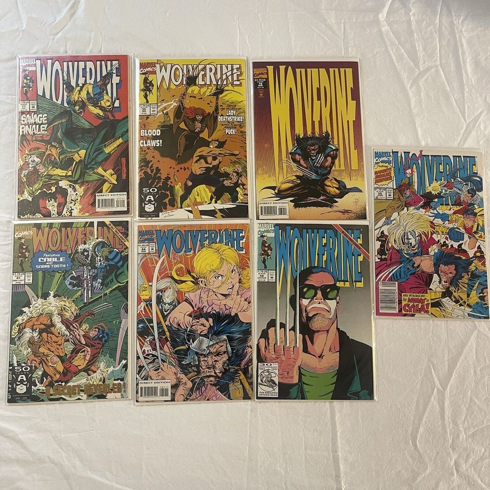 Marvel Wolverine Comic Lot‎ Of 7